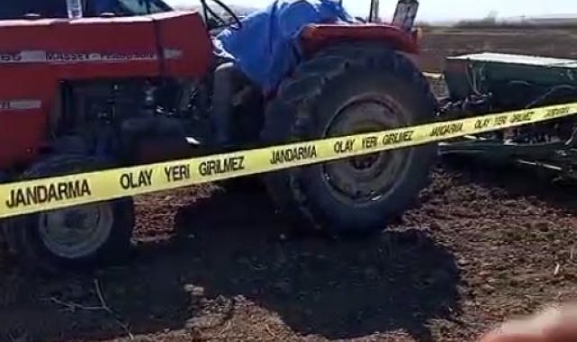 Ankara'da tohum ekme makinesinin altında kalan çiftçi öldü