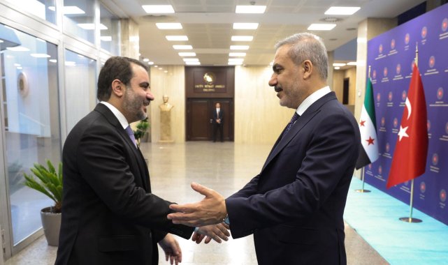 Bakan Fidan, Suriyeli mevkidaşı Şeybani ile bir araya geldi