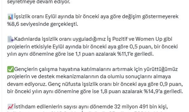 Bakan Işıkhan: İstihdamda tarihi başarılarımızı yenileyeceğiz