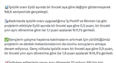 Bakan Işıkhan: İstihdamda tarihi başarılarımızı yenileyeceğiz