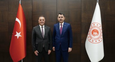 Bakan Kurum, İBB Başkan Vekili Aslan ile bir araya geldi