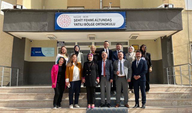 Bor Şehit Fehmi Altuntaş Yatılı Bölge Okulu'nda yeni öğrenme alanları açıldı