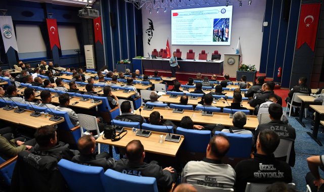 Büyükşehir Belediyesi'nden, güvenlik personeline 'KAAN' eğitimi