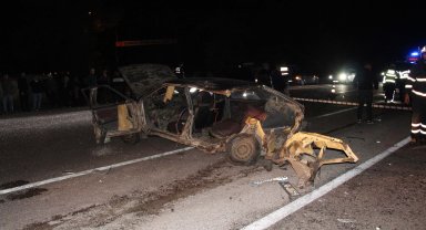 Çankırı'da iki otomobil çarpıştı: 1 ölü, 3 yaralı