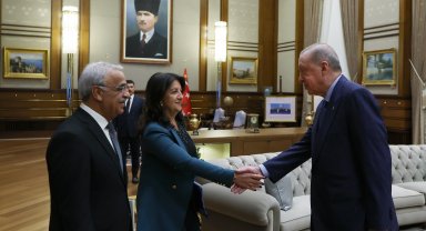 Cumhurbaşkanı Erdoğan, DEM Parti heyetini kabul etti