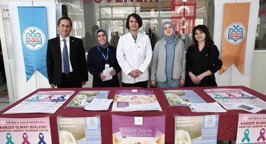 ERÜ Tıp Fakültesi'nden 'Meme Kanseri Farkındalık' standı