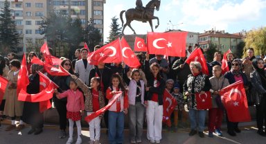 Eskişehir'de Cumhuriyetin 102'nci yılı coşkuyla kutlandı