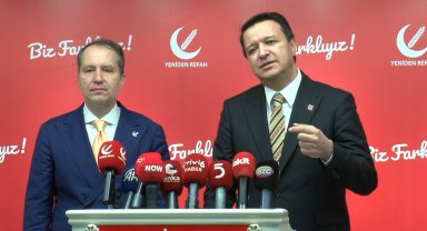 Mahmut Arıkan, Fatih Erbakan'ı ziyaret etti