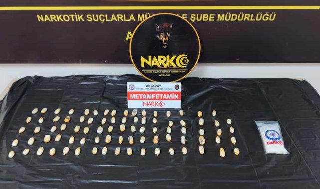 Midesinden 433 gram metamfetamin çıktı