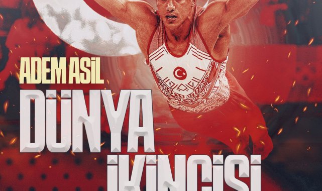 Milli Cimnastikçi Adem Asil, dünya 2'ncisi oldu