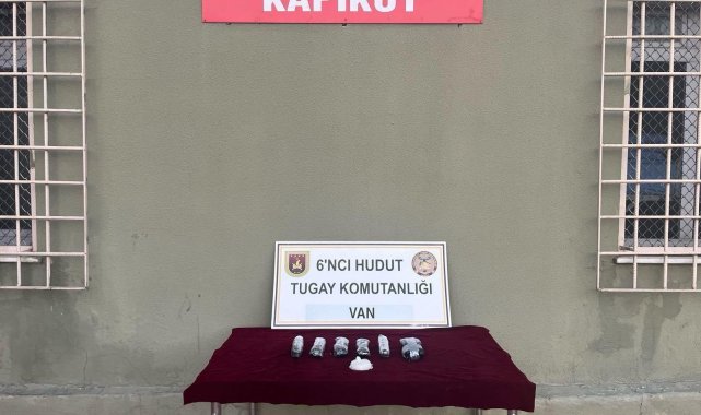 MSB: Van hudut hattında 1 kilo 995 gram uyuşturucu ele geçirildi