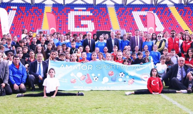 Niğde'de Amatör Spor Haftası coşkusu
