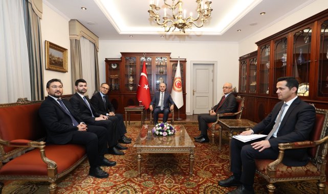 Numan Kurtulmuş, TÜRKPA Genel Sekreteri Hasan'ı kabul etti