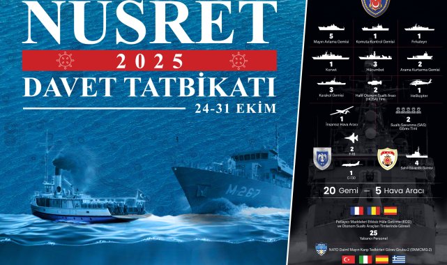 Nusret-2025 Davet Tatbikatı başladı