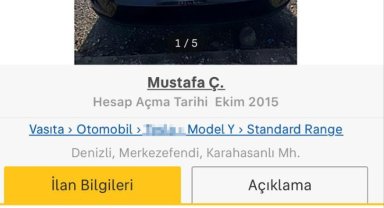 Otomobilini güncel fiyatının üzerinde satmaya çalışan kişiye 279 bin lira ceza