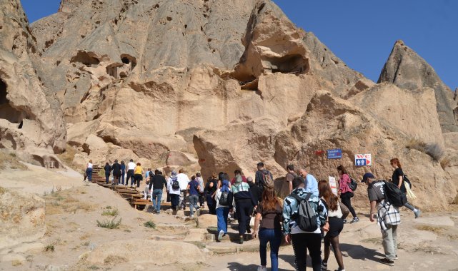 Selime Katedrali'nde sonbahar yoğunluğu