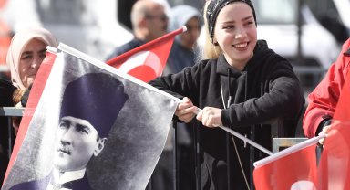 Sivas'ta çocukların Cumhuriyet Bayramı coşkusu