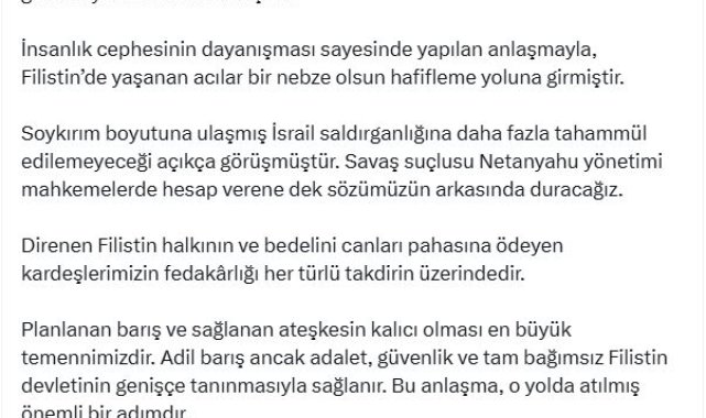 TBMM Başkanı Kurtulmuş: Ateşkesin kalıcı olması en büyük temennimizdir