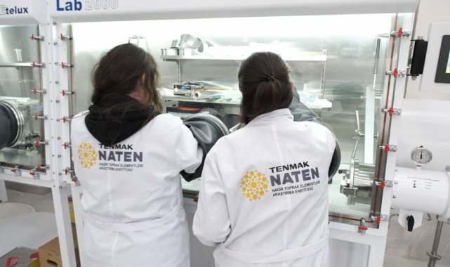 TENMAK NATEN'de cevherden uç ürüne kadar üretim çalışması