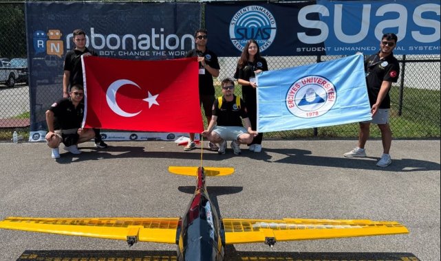 Üniversiteli gençler, Erciyes isimli İHA'larıyla Amerika'da yarıştı
