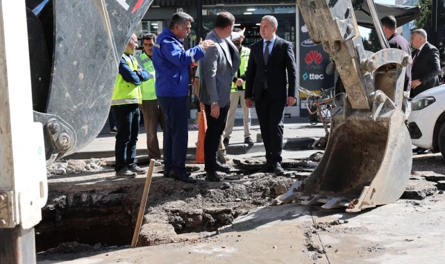 Yağmur suyu hattından geçirilen doğalgaz borusunu belediye fark etti