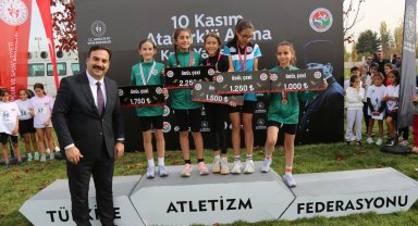 10 Kasım Atatürk'ü Anma Koşusu, Ankara'da yapıldı