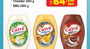 A101'de 8-14 Kasım Haftası İndirimleri: Calve Sos Çeşitleri Uygun Fiyata