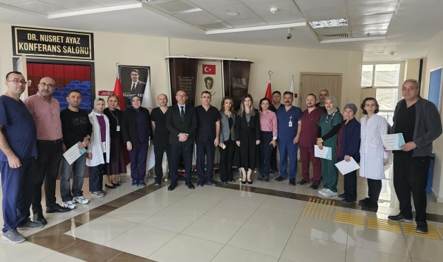 Ameliyathane hemşireleri sertifikalarını aldı