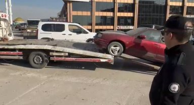 Ankara'da hurda araç temizliği; 13 araç trafikten men edildi