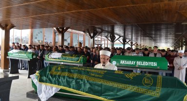 Ankara'daki kazada ölen aynı aileden 4 kişi, Aksaray'da toprağa verildi