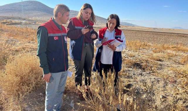 Ayrancı İlçe Müdürlüğü Tarım Arazilerinde Yerinde Tespit ve Kontrollerini Sürdürüyor