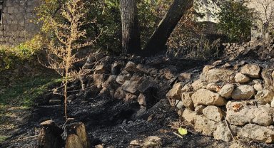 Bahçesindeki otları yakarken alevlerin arasında kalıp öldü