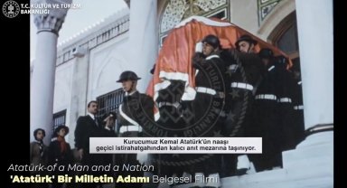 Bakan Ersoy, 'Bir Milletin Adamı' belgeselinden görüntülerle Atatürk'ü andı