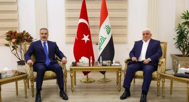 Bakan Fidan, Haşdi Şabi Komisyonu Başkanı Feyyad ile görüştü