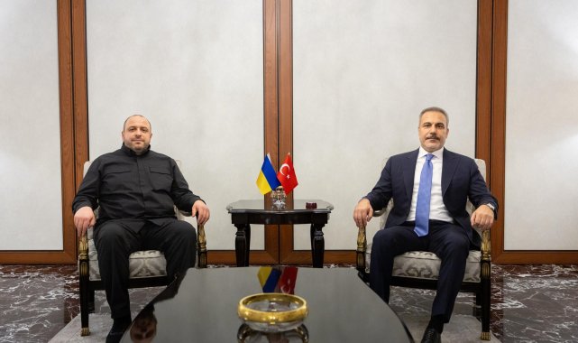 Bakan Fidan, Ukrayna Milli Güvenlik ve Savunma Konseyi Sekreteri Umerov ile bir araya geldi