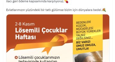 Bakan Işıkhan: Lösemili çocuklarımızın tedavisinde kullanılan 77 ilacı karşılıyoruz