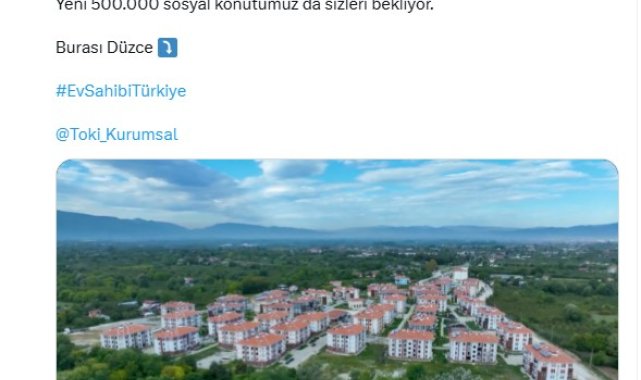 Bakan Kurum: 500 bin sosyal konutumuz sizleri bekliyor