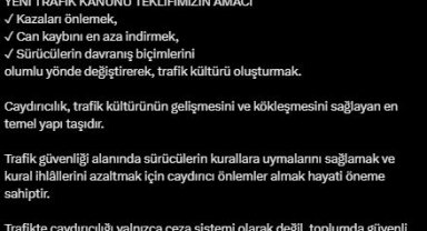 Bakan Yerlikaya: Trafik kültürünü hep beraber oluşturmalıyız
