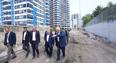 Başkan Büyükkılıç, Kartal Kavşağı'nın alternatif güzargahını inceledi