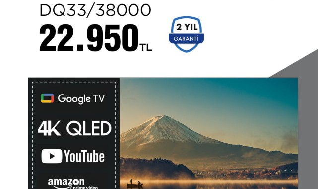 BİM'den 21 Kasım Cuma Gününe Özel QLED Google TV Fırsatı