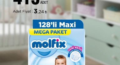 BİM'den Bebek Bezinde Ultra Fırsat: Molfix 415 TL'den Satışta
