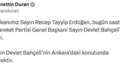 Cumhurbaşkanı Erdoğan, Bahçeli ile görüşecek