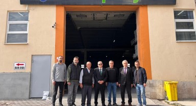 Defterdar Karpınar ve Grup Müdürü Çağlayan'dan Özkayalar İnşaat'a Ziyaret