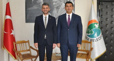 Ermenek Kaymakamı ve Belediye Başkanı Makamda Buluştu