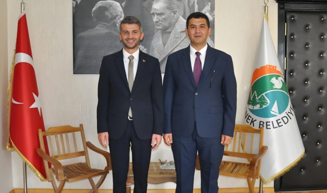 Ermenek Kaymakamı ve Belediye Başkanı Makamda Buluştu