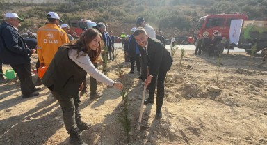 Ermenek'te Milli Ağaçlandırma Günü'nde 500 Fidan Toprakla Buluşturuldu