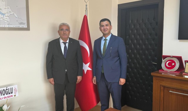 Göktepe Belediye Başkanı, Ermenek Kaymakamını Makamında Ziyaret Etti