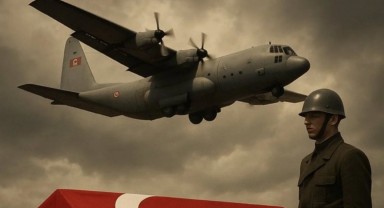 Gürcistan'da Düşen C-130 Uçağı Şehitlerine Duygu Dolu Veda