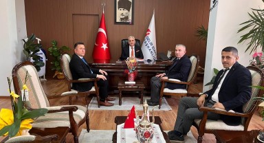 İcra Müdürlüğü Heyeti, Defterdar Karpınar'a Hayırlı Olsun Ziyareti Gerçekleştirdi