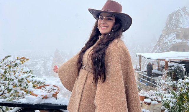 Kapadokya, beyaz örtüyle kaplandı